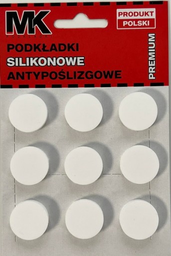 Protišmykové silikónové podložky 22mm 9 kusov