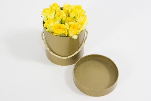 FLOWERBOX DARČEKOVÁ KRABIČKA KVETINKA 1KS ZLAT