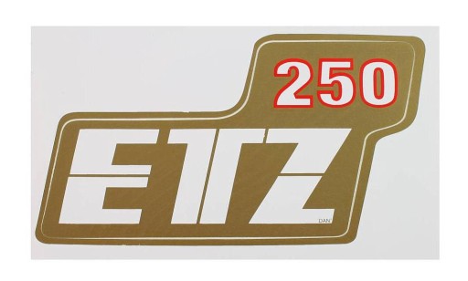 Nálepky nálepka nálepka ETZ 250 KAPA nálepka