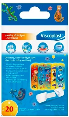 VISCOPLAST Detské obväzové náplasti 20 ks.