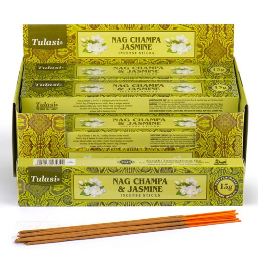 Vonné tyčinky Tulasi Nag Champa - JASMINE - Jasmine