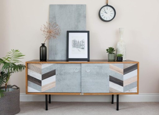 67,5 cm Dekoratívna samolepiaca nábytková dyha Concrete Grey