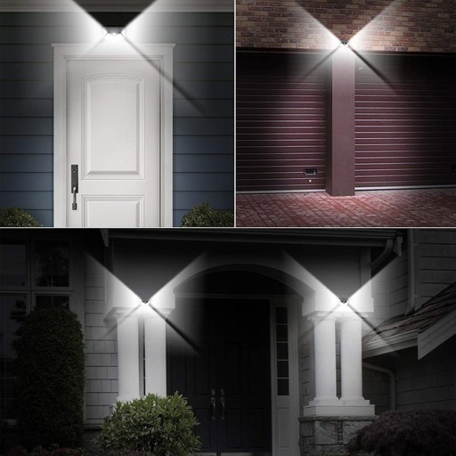 SOLÁRNA LAMPA 100LED SO SNÍMAČOM POHYBU A SÚMRAK HALOGÉN
