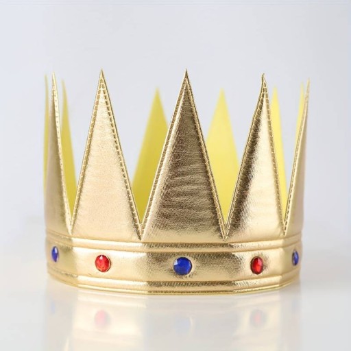Materiál KORUNA kráľ kráľovský princ ZLATÁ