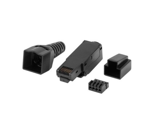 LANBERG BEZNÁSTROJOVÁ SIEŤOVÁ ZÁSTRČKA RJ45 (8P8C) CAT.6 UTP PLU-6000TL