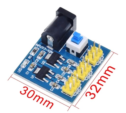 564 Univerzálny napájací modul 3v1 DC 3,3V 5V 12V