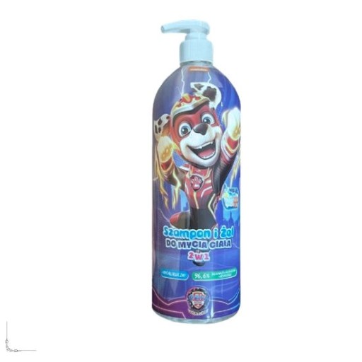 Paw Patrol šampón a gél na umývanie tela s vôňou banánu 1,0l