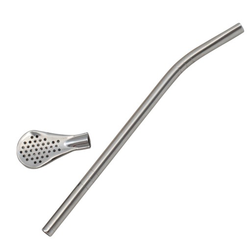 Bombilla na Yerba Mate 19cm Alfa slamka s filtrom