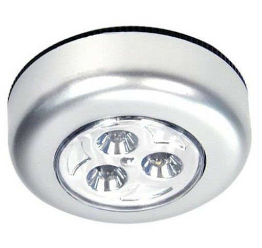 X1 SAMOLEPIACA LAMPA 3LED DIÓDA BATÉRIA DOTYK