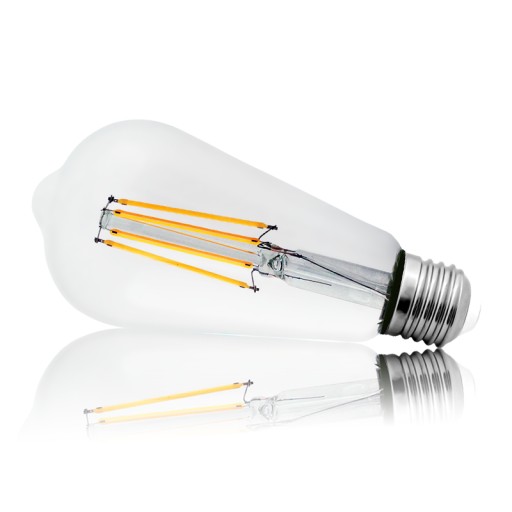LED ŽIAROVKA ST64 12W E27 FILAMENT EDISON RETRO DEKORATÍVNA 4000K