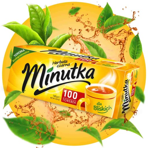 Lacný čaj Minutka Black Express Tea 100 T. Balenie proti nafukovaniu