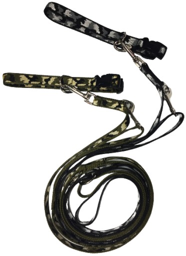 NASTAVITEĽNÝ GOLIER 30-50 CM/20 MM CAMO ZÁPADKA