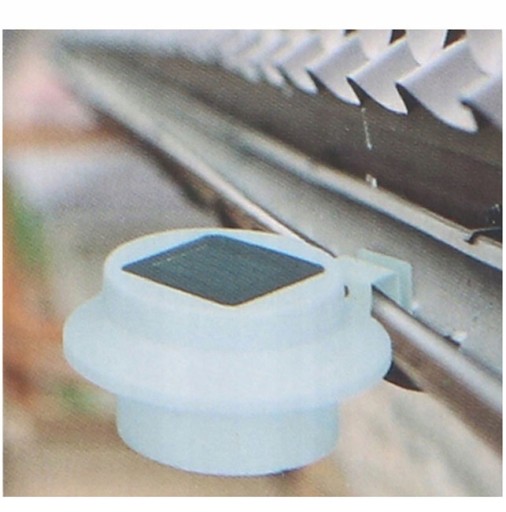 SOLAR lampa pre Gutter, Plot 3 x JASNÁ LED GRUNDIG