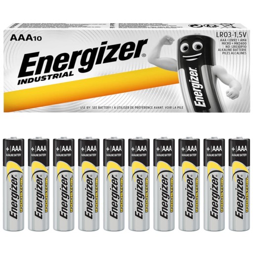 10x ENERGIZER PRIEMYSELNÉ AAA BATÉRIE LR03 MN2400