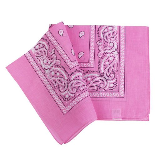 BANDANA, BANDANA, BANDSCARF, RUŽOVÁ ŠATKA