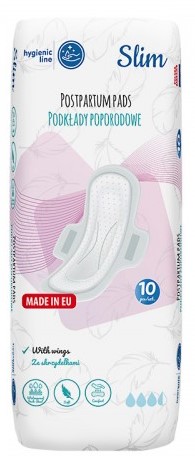 AKUKU PÓRODNÉ VLOŽKY štíhle 10 ks.