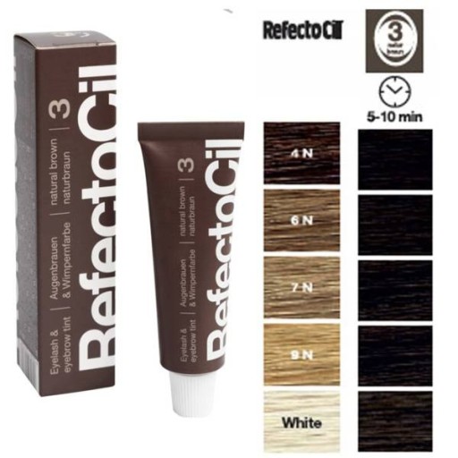 REFECTOCIL 3 GÉL HENNA NA OBOČIE A RIASY HNEDÁ 15ml