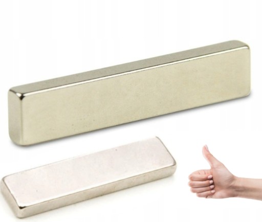 SILNÝ NEODYMIOVÝ MAGNET 40X10X4 MM - N48
