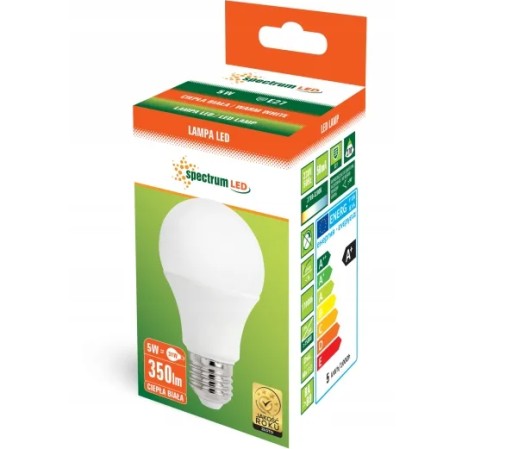 LED TEPLÁ ŽIAROVKA E-27 230V 9W WOJ+13271