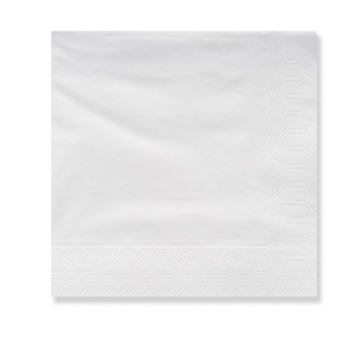 Gastronomické obrúsky, biele, 15x15, 500 ks.