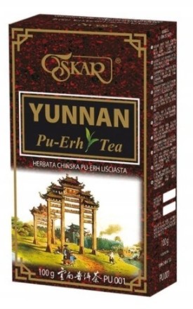 OSKAR YUNNAN Pu-Erh čaj červený 100g