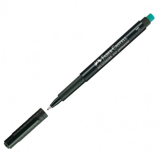 FINISH MARKER na CD DVD Faber Castell čierny