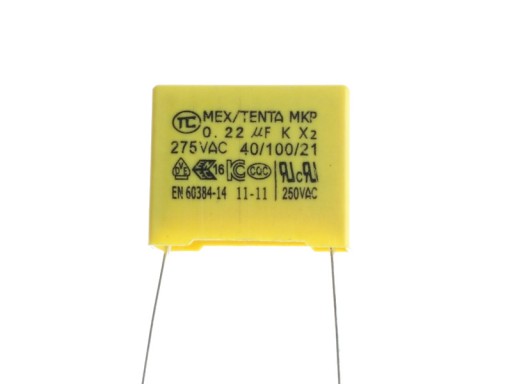 Kondenzátor MKP 220nF/275V (2 ks)