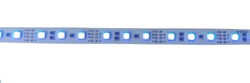 RGB 5050 LED pásik 60LED/m, farebný, pevný, 50 cm