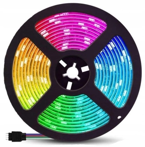 VODEODOLNÝ SMD LED PÁS 5M RGB FAREBNÝ + DIAĽKOVÉ OVLÁDANIE