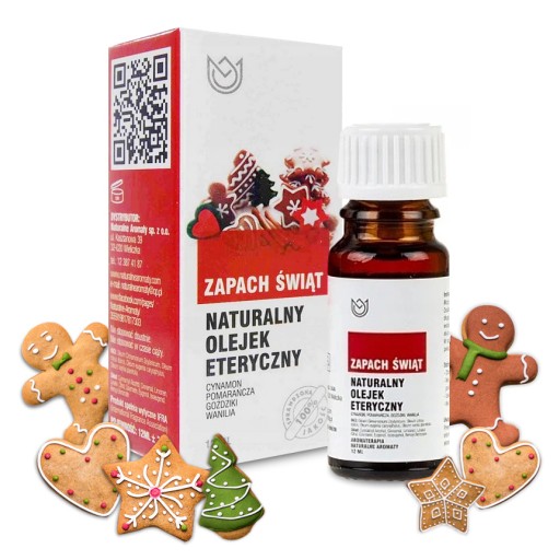 Prírodný esenciálny olej 100% vianočná vôňa 10 ml