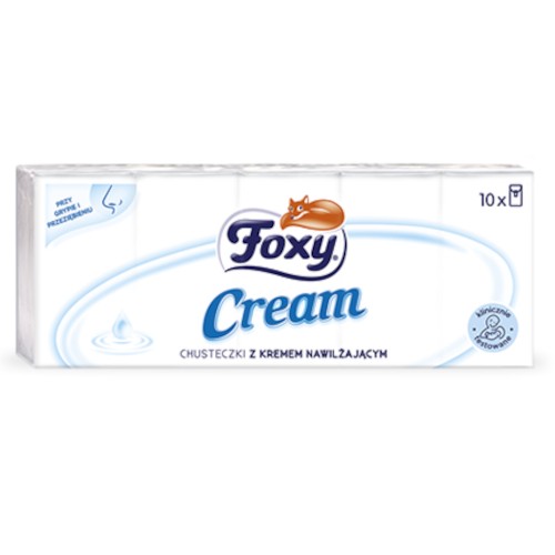 FOXY Krémové vreckovky 10 ks.
