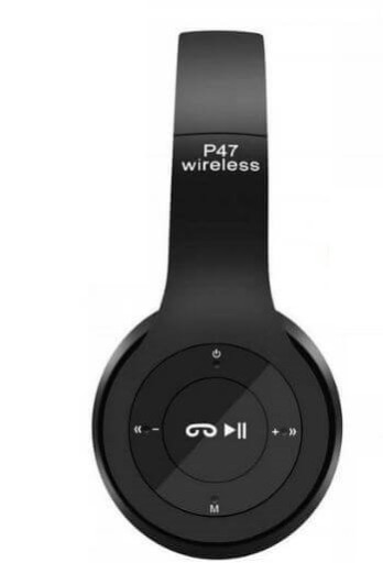 BEZDRÔTOVÉ SLÚCHADLÁ BLUETOOTH DO UŠÍ P47 MP3