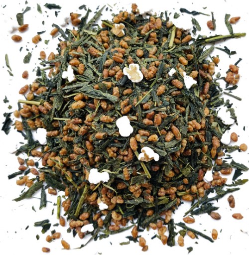 Genmaicha originálny čaj z JAPONSKA s ryžou 50g Bancha + Sencha s praženou