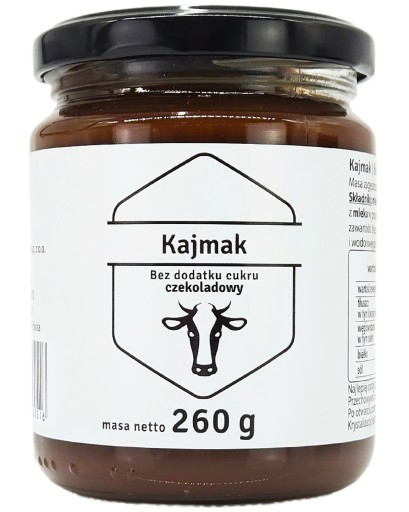 Kajmak SUGAR FREE Chocolate Fudge Mass ČOKOLÁDOVÁ príchuť 260g Polder téglik