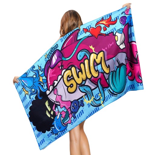 Veľký rýchloschnúci plážový uterák 150x70 (D034)