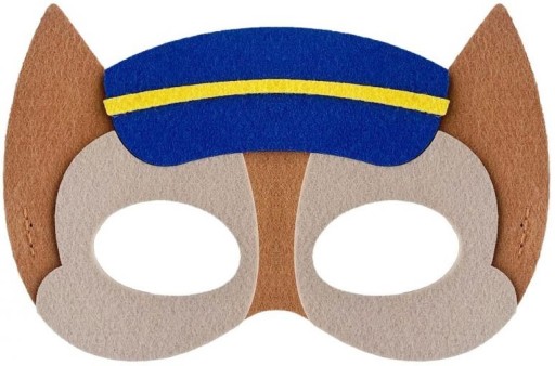 JEDNORÁZOVÝ KROJ NA NARODENINY KARNEVALOVÝ PLES CHASE MASK Tlapková patrola
