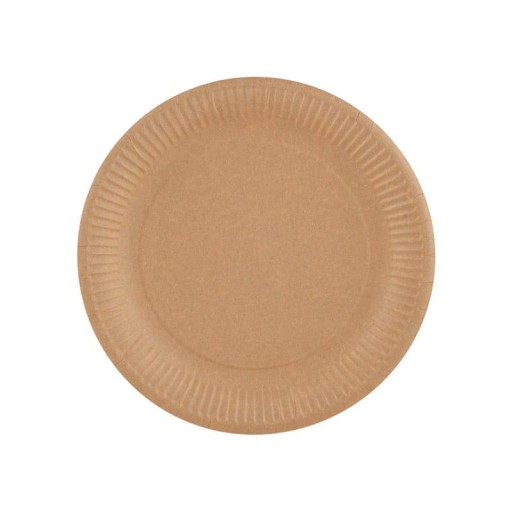 Papierový tanier, grilovacie taniere, torta, priemer 15 cm, KRAFT 100 ks
