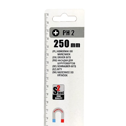 SKRUTKOVACIE HROTY PH-2 BITS Wkręt-met 250mm