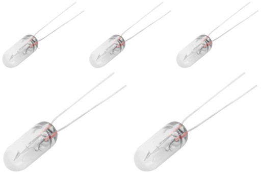 Mikro žiarovka 3x8mm 14V 50mA priehľadná 5 ks.