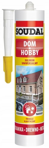 Univerzálny bezfarebný silikón 280 ml SOUDAL