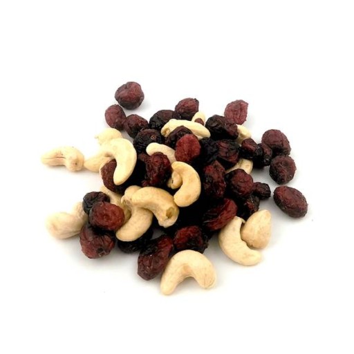 KEŠU DUET S BRUSINAMI 400 G HEBAR SNACK