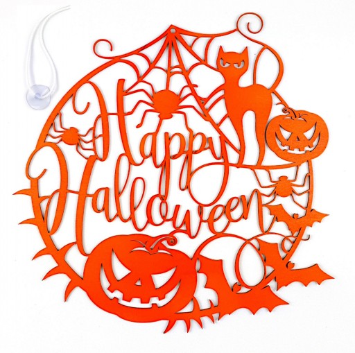 Halloweenske prívesky dekorácie dekorácie farby + zadarmo
