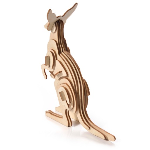 Malý príbeh Drevené puzzle 3D model - Klokan