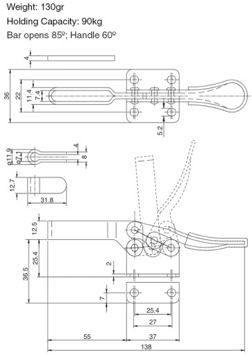 SVORKA SVORKA RÝCHLOUPÍNACIA SVORKA LD-201B 90kg