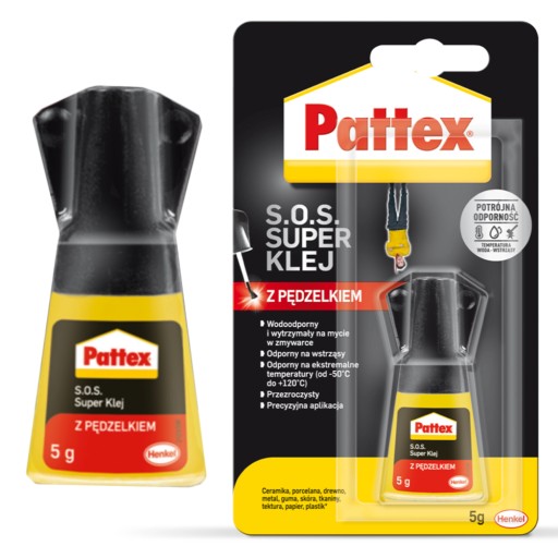 Spoločnosť PATTEX S.O.S. SUPER LEPIDLO S UNIVERZÁLNYM KETEROM