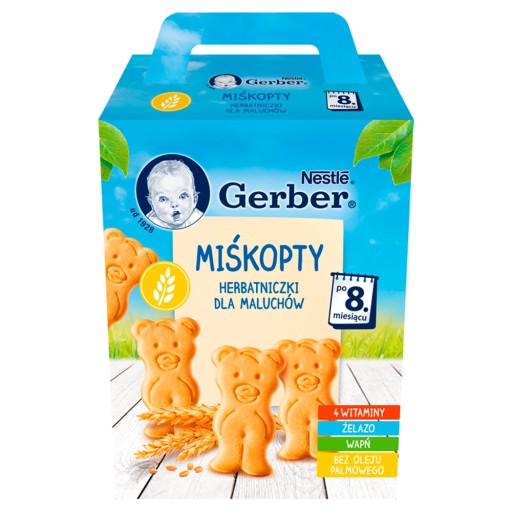 Gerber Miśkopty sušienky 8m+ 180g