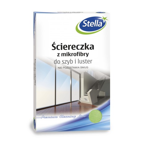 Mikrovláknová handrička Stella - na okná a zrkadlá