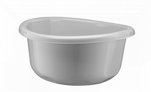 Miska Selma okrúhla, 11 L, plast, šedá