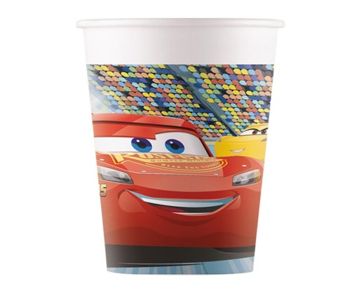 Cars 3 McQueen papierové poháre 200ml 8 ks
