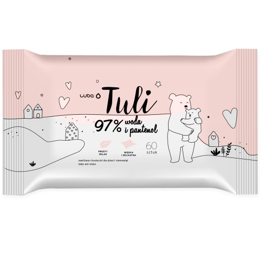 LUBA TULI VLHČENÉ Utierky 60KS PANTHENOL